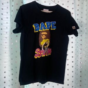 Bape x Barbie tshirt collab